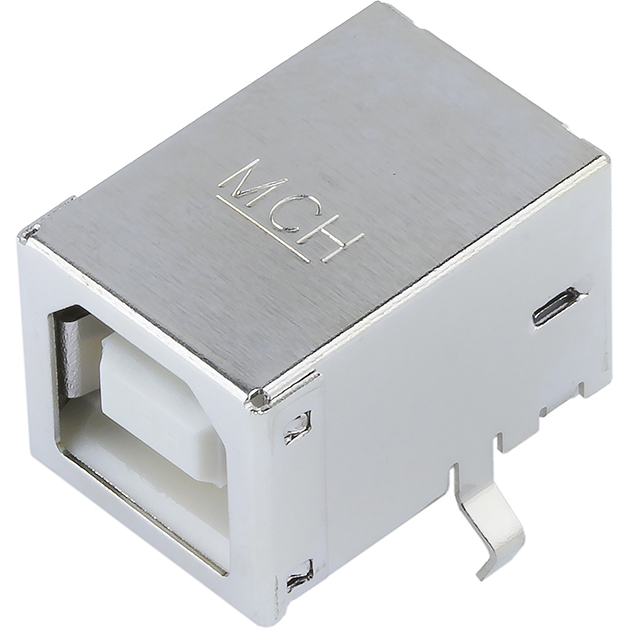 Molex-0670689000 Connector USB Conn USB 2.0 Type B RCP 4 POS 2.5mm Solder RA Thru-Hole 4 Terminal 1 Port USB Tray