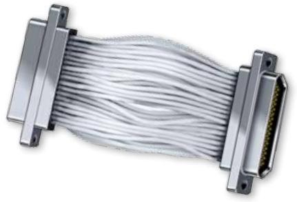 Glenair-MWDM1L-100CS-4K1-24M Andere Kabelbaugruppen Cable Assembly Unshielded 0.609m 24AWG Micro D-Subminiature to Micro D-Subminiature 100 to 100 POS M-SKT Crimp-Crimp