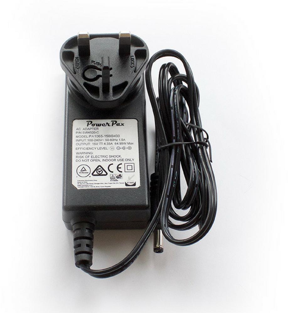 Pi Supply-PIS-0463 Externer steckbarer Adapter Plug-In Adapter Single-OUT 15V 4.33A 65W