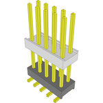 Conn Board Stacker HDR 10 POS 2.54mm Solder ST Top Entry SMD Tube