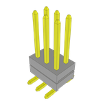 Conn Board Stacker HDR 6 POS 2mm Solder ST Top Entry SMD Bulk
