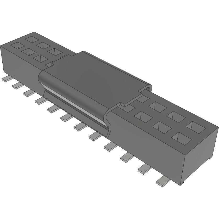 Samtec-CLP-112-02-L-D-BE-P-TR Steckverbinderleisten und Leiterplattenbuchsen Conn Socket Strip SKT 24 POS 1.27mm Solder ST Bottom Entry SMD TIGER CLAW™ T/R