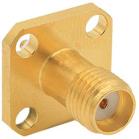 Bulgin Components PLC-RFSMAA4JCDLF RF-Steckverbinder SMA Series Flange Mount, Jack, Straight