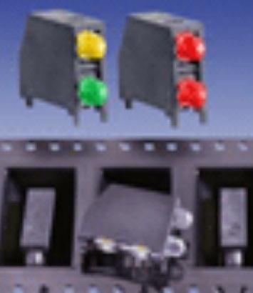 Dialight-592-2324-313NF LED LED Bi-Level Bi-Color Green/Yellow 572nm/586nm 4-Pin SMD T/R