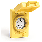 Conn Power RCP 3Power/1Ground POS ST Cable Mount 4 Terminal 1 Port Watertite®