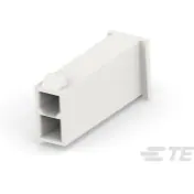 TE Connectivity-1969604-2 Einzeladersteckverbinder, Gehäuse Conn Housing PL 2 POS Crimp ST Cable Mount White Package