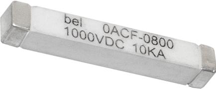 Bel Fuse-0ACF-0800-TE Sicherungen Fuse Chip Fast Acting 0.8A 1000V SMD Solder Pad 32 X 5 X 5mm Ceramic Automotive AEC-Q200