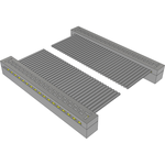 Cable Assembly 0.381m 28AWG 1mm 34 to 34 POS IDC Connector to IDC Connector F-F TIGER EYE™ Bulk