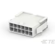 TE Connectivity-1-1969605-2 Einzeladersteckverbinder, Gehäuse Conn Housing PL 12 POS 4.2mm Crimp ST Panel Mount White Box