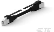 TE Connectivity-2142758-1 Andere Kabelbaugruppen Cable Assembly Cat 5e 0.5m 26AWG RJ.5 to RJ.5 8 to 8 POS M-M
