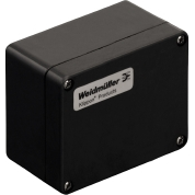 Weidmuller-1306010000 Kästen, Gehäuse und Gestelle Klippon POK (polyester Empty enclosure), Emp-ty Enclosure, Height 75 mm, Width 110 mm, Depth 56 mm, Material Glass fiber-reinforced Polyester, Untreated, Polished, Black
