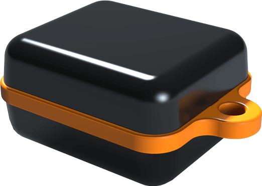 Serpac Electronic Enclosures-CXL28ABKAOR Black Polycarbonate Waterproof Pendant Enclosure with Orange Seal <h4><strong>CALIFORNIA PROPOSITION</strong> ⚠️<strong>65 WARNING</strong>⚠️</h4>