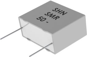 KEMET Corporation-SMR5222H100J01L16.5T Película del capacitor Metallized Polyphenylene Sulfide, Stable +150 degreeC High Temperature Capacitor