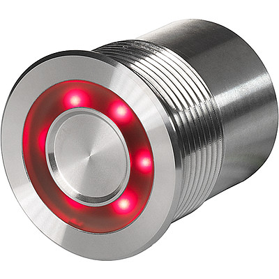 SCHURTER-1241.3012 Switch Piezo Switch Piezo N.O. SPST 0.1A 42VAC 60VDC 1VA Pulse Wire Lead Panel Mount Box