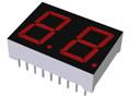 Rohm-LB-502VN Pantallas LED segmentadas Displays Panel 2DIGIT 16LED Red CC 18-Pin DIP Module Film