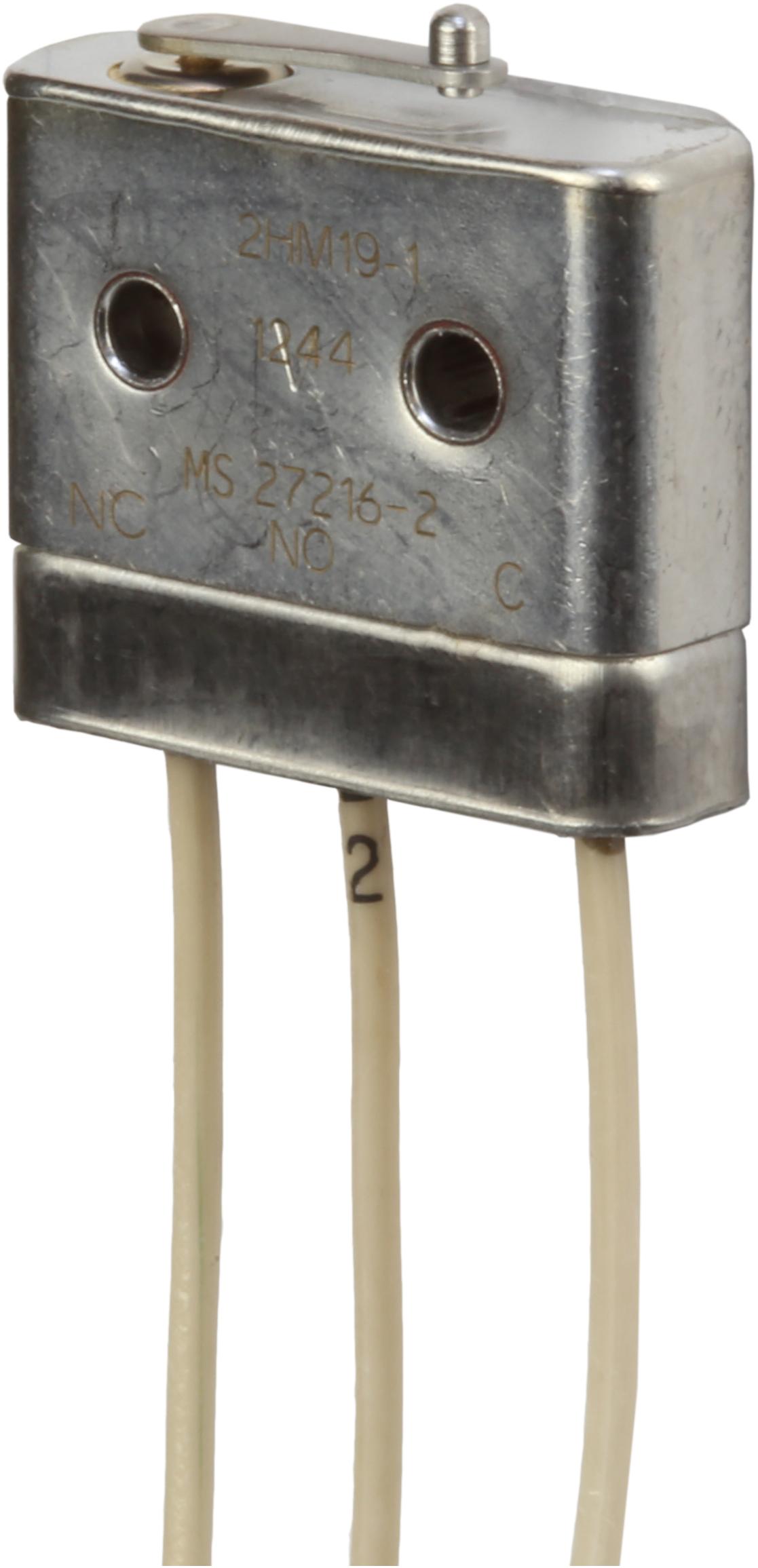 Honeywell-2HM19-1 Schnappschalter Switch Snap Action N.O./N.C. SPDT Roller Lever 4A 115VAC 28VDC 1.95N Screw Mount Wire Lead