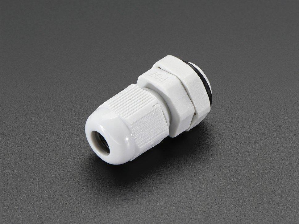 Adafruit Industries-762 Cable Accessories Cable Accessories Cable Gland White