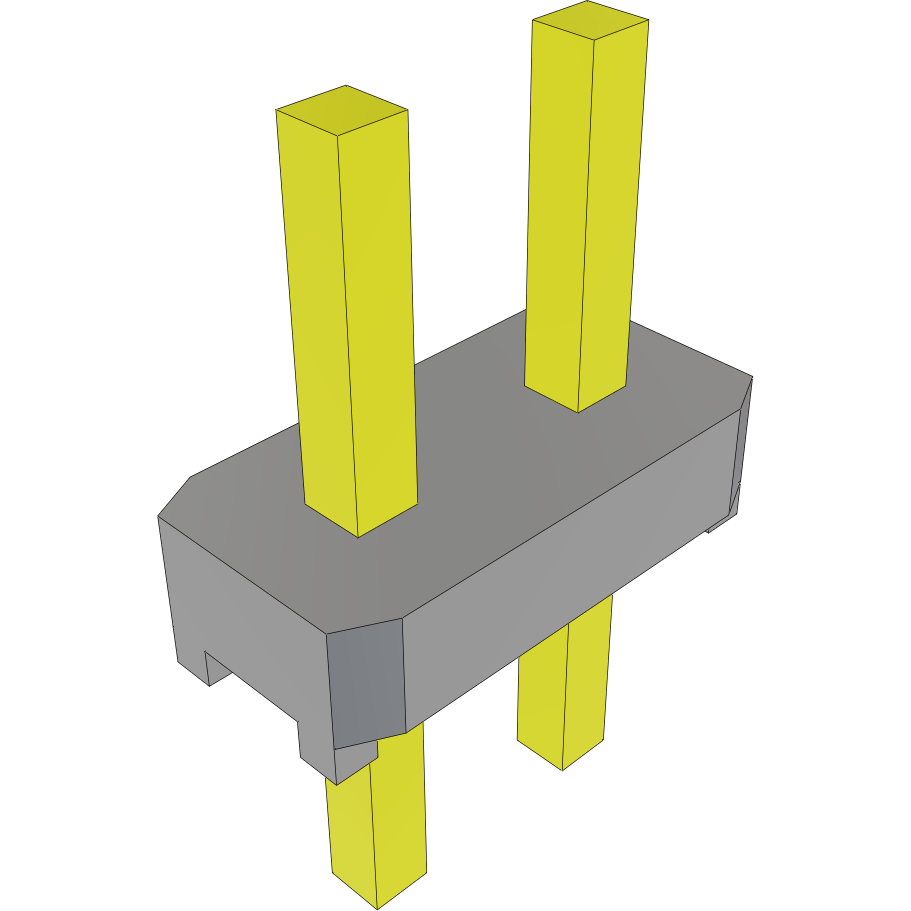Samtec-SLW-101-01-F-D Cabezales del conector y receptáculos PCB Conn Socket Strip SKT 2 POS Solder ST Thru-Hole Bulk