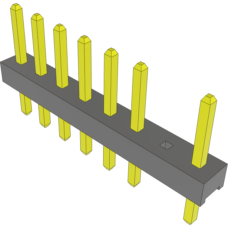 Samtec-TMM-108-03-G-S-007 Steckverbinderleisten und Leiterplattenbuchsen Conn Unshrouded Header HDR 8 POS 2mm Solder ST Top Entry Thru-Hole Bulk