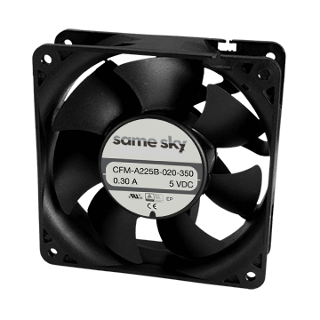 Same Sky (formerly CUI Devices)-CFM-A238B-226-435 Blowers and Fans DC Fan Axial Ball Bearing 24V 21.6V to 26.4V 100.71CFM 43.5dB 120 X 120 X 37.5mm