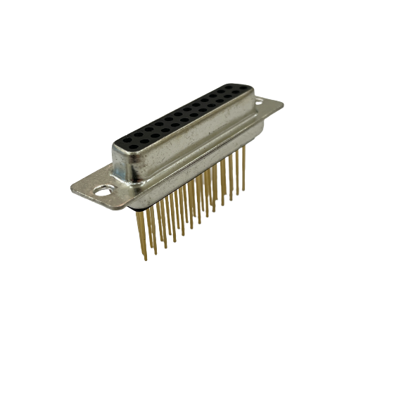 ADAM TECH-DE09-ST-2 Connector D-Subminiature Conn D-Sub SKT 9 POS 1.38mm Wire Wrap ST Thru-Hole 9 Terminal 1 Port Tray