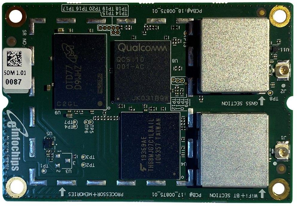 eInfochips Limited-Aikri-X10-6S-4 Sistema su moduli - SOM QCS610 System on Module