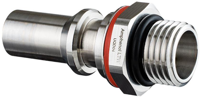 Amphenol-SQD-04PAEM-PRD001 热量管理配件 Thrml Mgmt Access Liquid Cooling Socket Red Staniless Steel