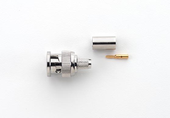 Pomona Electronics-6752A Conector RF Conn BNC 0Hz to 3GHz 75Ohm Crimp ST Cable Mount M Gold