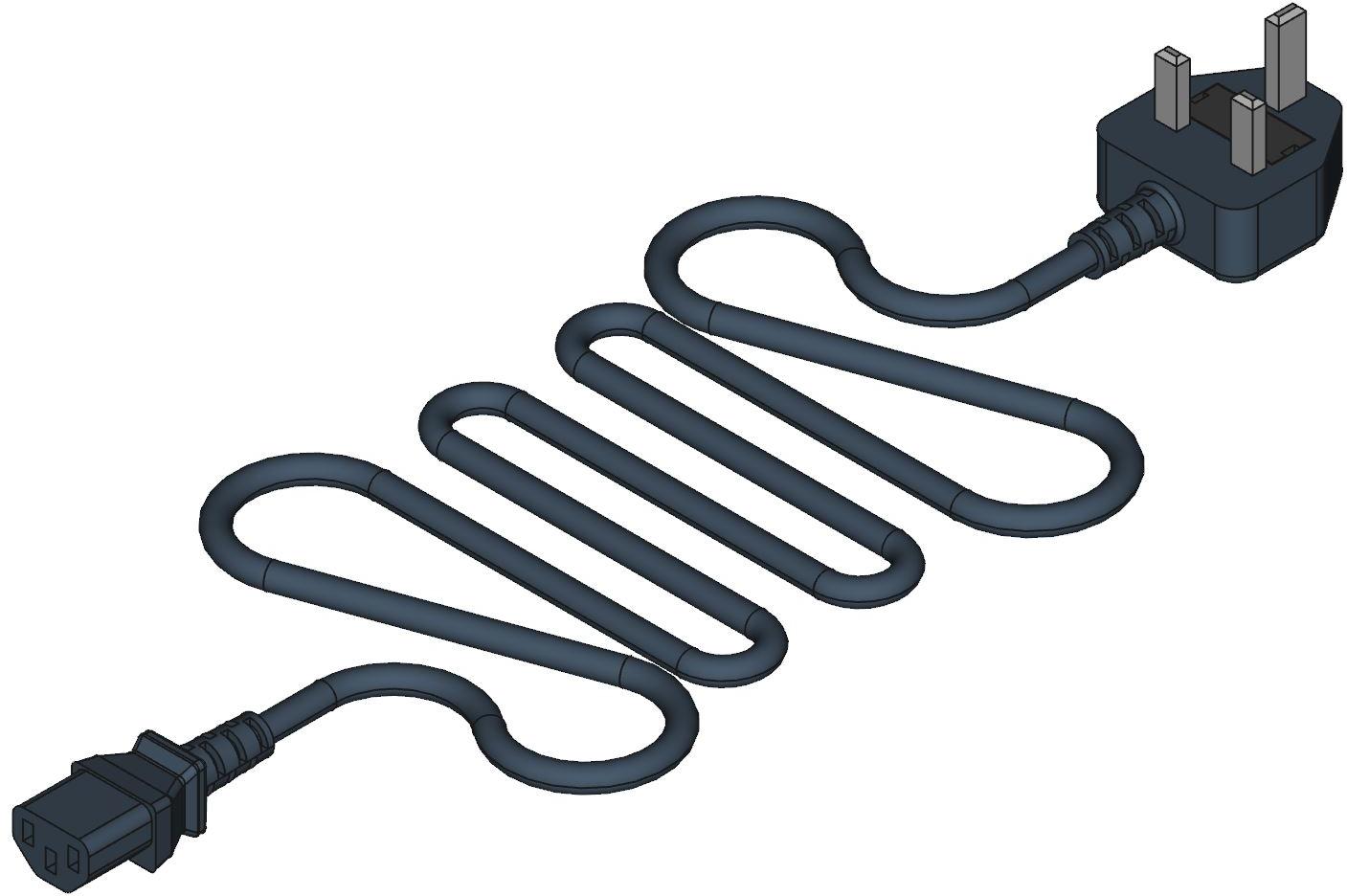 Hammond Manufacturing-1581C6UK Cable Assembly AC Power Cable Assembly AC Power 1.828m C13 to BS1363 3 to 3 POS F-M 18AWG
