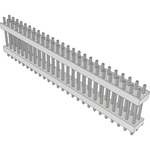 Conn Board Stacker HDR 52 POS 2.54mm Solder ST Top Entry Thru-Hole Bulk
