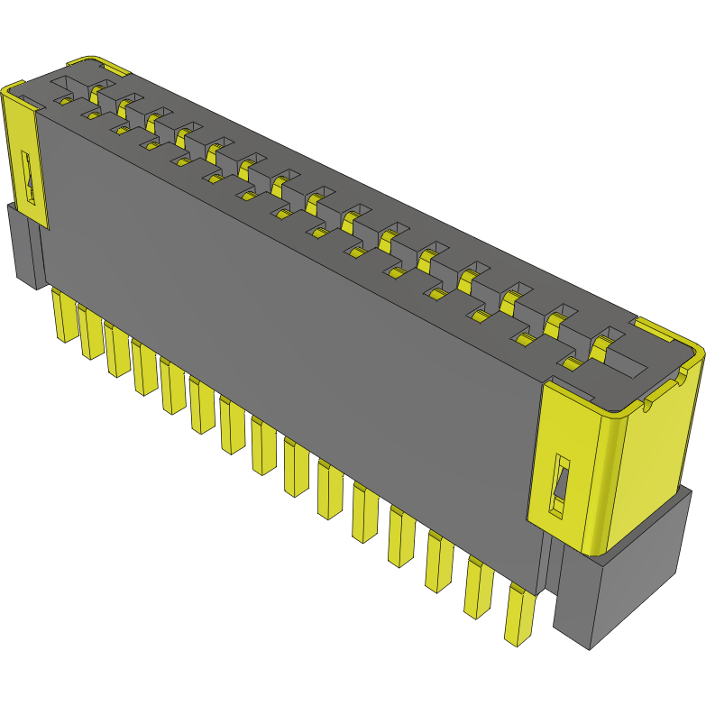 Samtec-FC1-15-02-T-WT Raccordement FCC-FPC Conn FFC Connector SKT 15 POS 1mm Solder RA SMD Tube