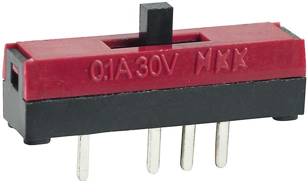 NKK Switches-SS14MBP2 Interruttore a slitta Switch Slide ON ON ON SP3T Top Slide 0.1A 30VDC 10000Cycles PC Pins Thru-Hole
