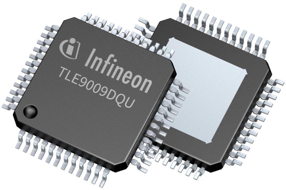 Infineon Technologies AG-TLE9009DQUXUMA1 Batteriemanagement Battery Monitoring Li-Ion 200mA 3.45V 48-Pin TQFP EP T/R Automotive AEC-Q100