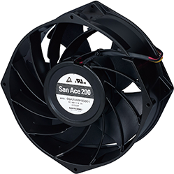 SANYO DENKI-9GA2048P0G001 Gebläse und Lüfter DC Fan Axial Ball Bearing 48V 36V to 60V 1084CFM 81dB 220 X 70mm Sensor