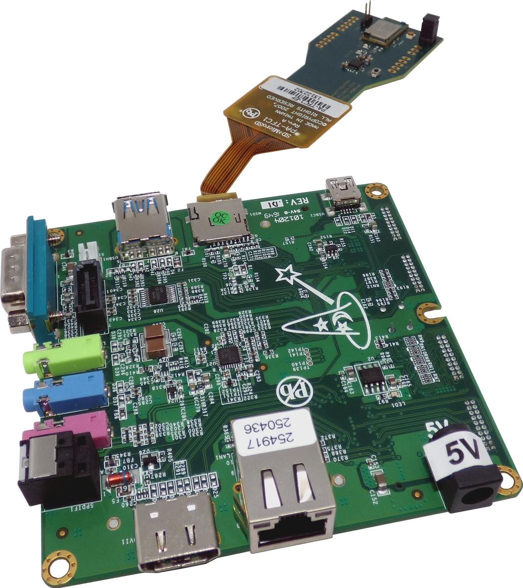 Panasonic-ENWF9201AXEF Kit e schede di sviluppo RF/Wireless PAN9026 Wi-Fi Dual Band and Bluetooth Combo Module i.MX6 Evaluation Board