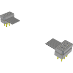 Cable Assembly 0.152m 28AWG 1.27mm 6 to 6 POS IDC Connector to IDC Connector M-M Clamshell