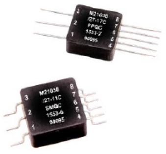 iNRCORE, LLC-FPQT1553-10 Impulswandler Pulse Transformer 1CT:2.12CT/1CT:1.5CT 100Vrms 1Ohm Prim. DCR 3.5Ohm Sec. DCR 8 Terminal Flat SMD