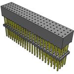 Conn Elevated Socket SKT 88 POS 2mm Solder ST Top Entry Thru-Hole Tube