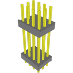 Conn Board Stacker HDR 12 POS 2.54mm Solder ST Top Entry Thru-Hole Bulk