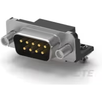 TE Connectivity-7-747840-1 Conector D-subminiatura Conn D-Sub PIN 9 POS 1.37mm Solder RA Thru-Hole 9 Terminal 1 Port Tray