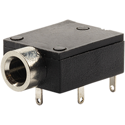 Same Sky (formerly CUI Devices)-SJ1-3514N Steckverbinder für Audio und Video Conn 3.5MM Audio Jack RCP 3 POS Solder RA Thru-Hole 4 Terminal 1 Port