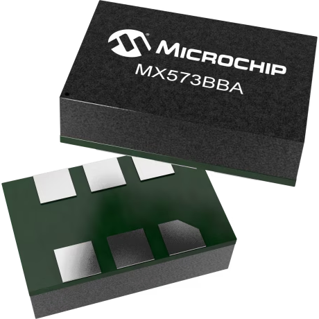 Microchip Technology-MX573BBA156M250 Oscillatore in cristallo SMD Oscillator XO 156.25MHz ±50ppm LVPECL 55% 2.5V/3.3V 6-Pin LGA SMD Tube