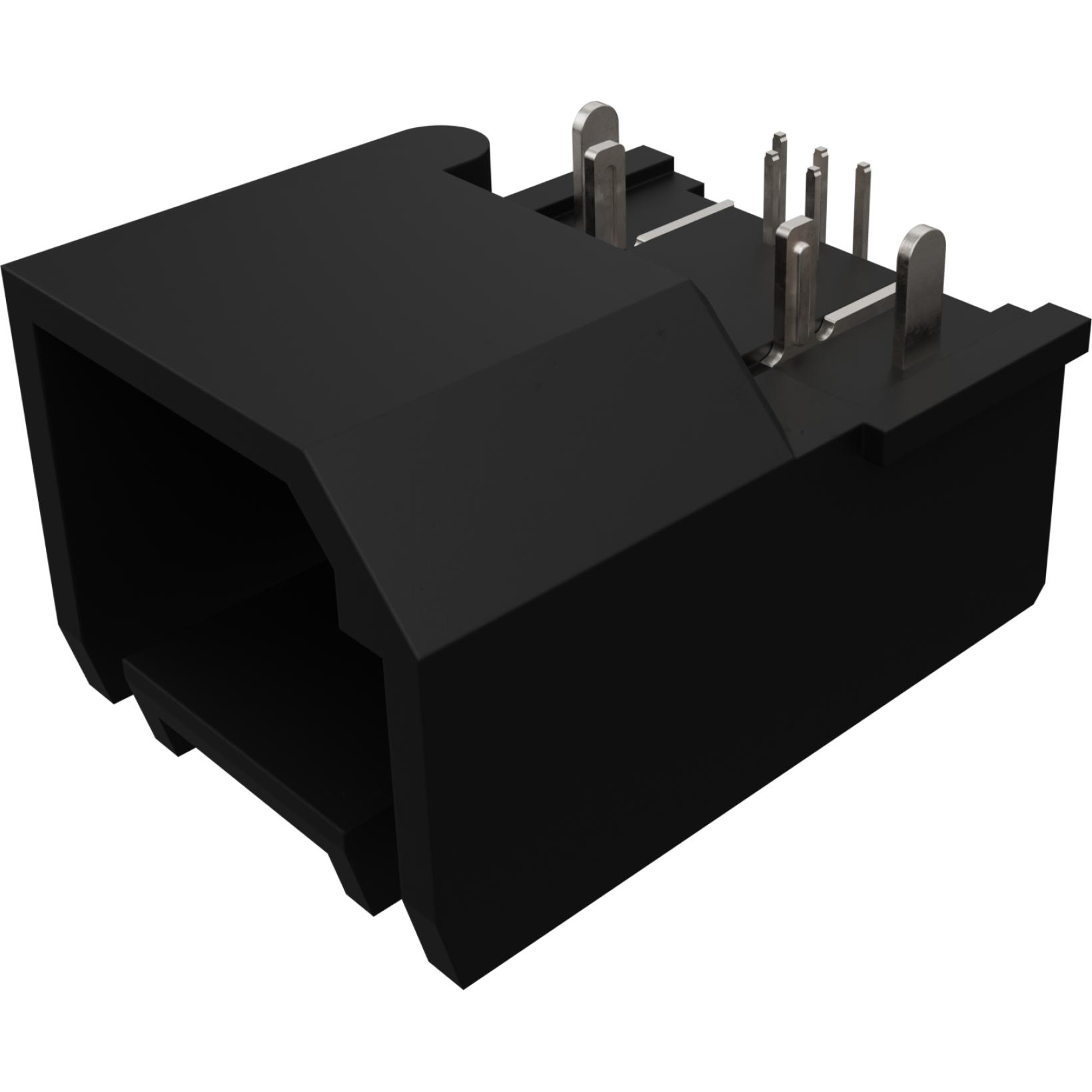 Molex-49616-0711 Connector USB Conn Mini USB 2.0 Type B RCP 5 POS 0.8mm Solder RA Thru-Hole 5 Terminal 1 Port HSAutoLink™ Tray