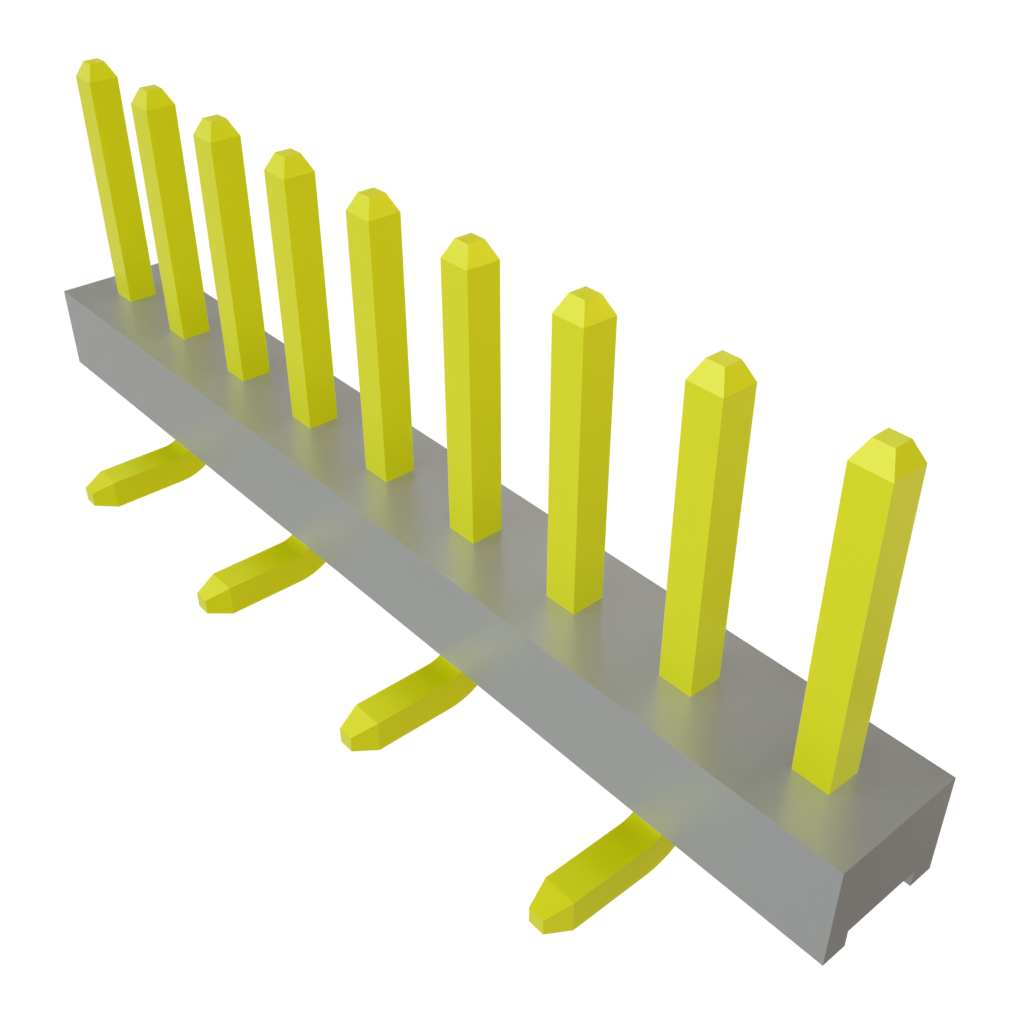 Samtec-TMM-109-06-G-S-SM Steckverbinderleisten und Leiterplattenbuchsen Conn Unshrouded Header HDR 9 POS 2mm Solder ST Top Entry SMD Tube