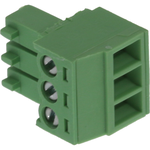 Conn Eurostyle Block F 3 POS 3.5mm Screw RA Cable Mount 8A/Contact Eurostyle™