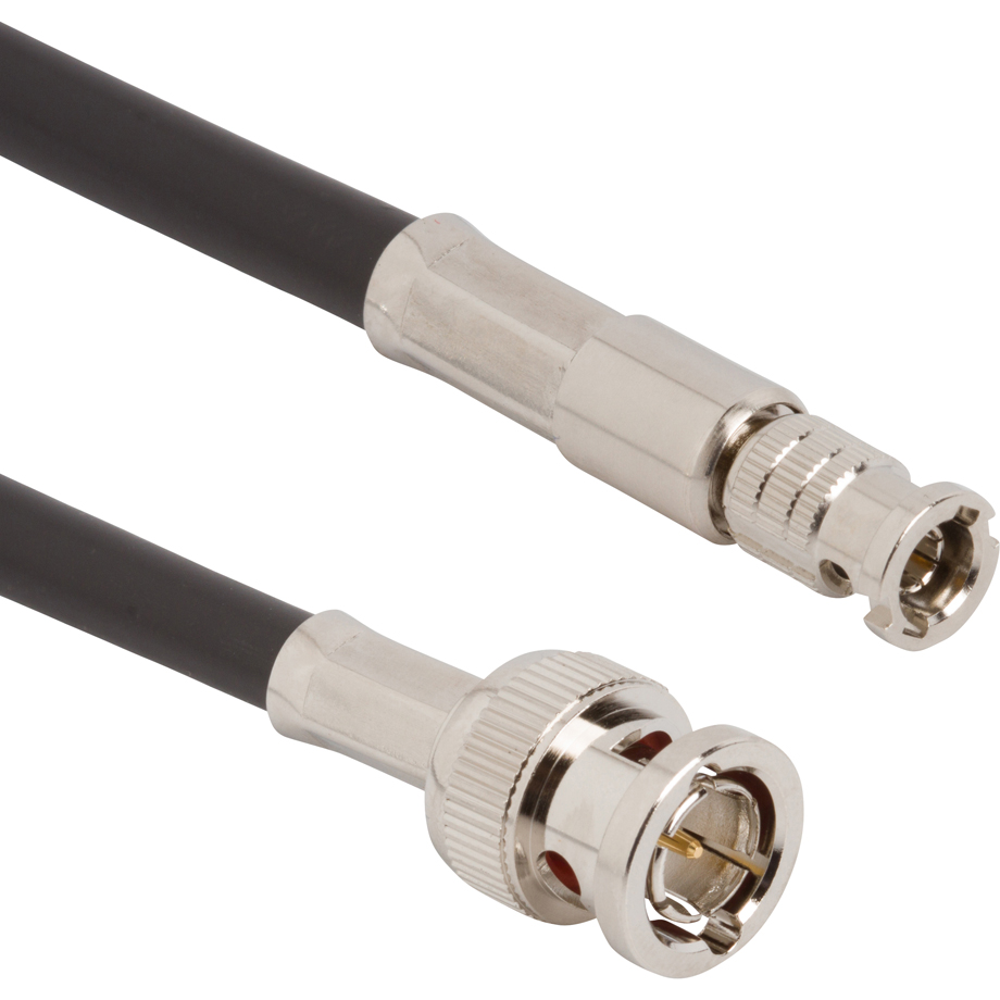 Amphenol RF-095-850-162-180 Kabelbaugruppen Koaxial BNC Straight Plug to HD-BNC Straight Plug B1505A 75 Ohm 180 inches (4572 mm)