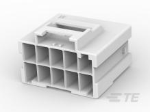 TE Connectivity-1-1971774-5 Custodia filo connettore dedicato Conn Housing RCP 10 POS 6mm Crimp ST Cable Mount Natural Carton