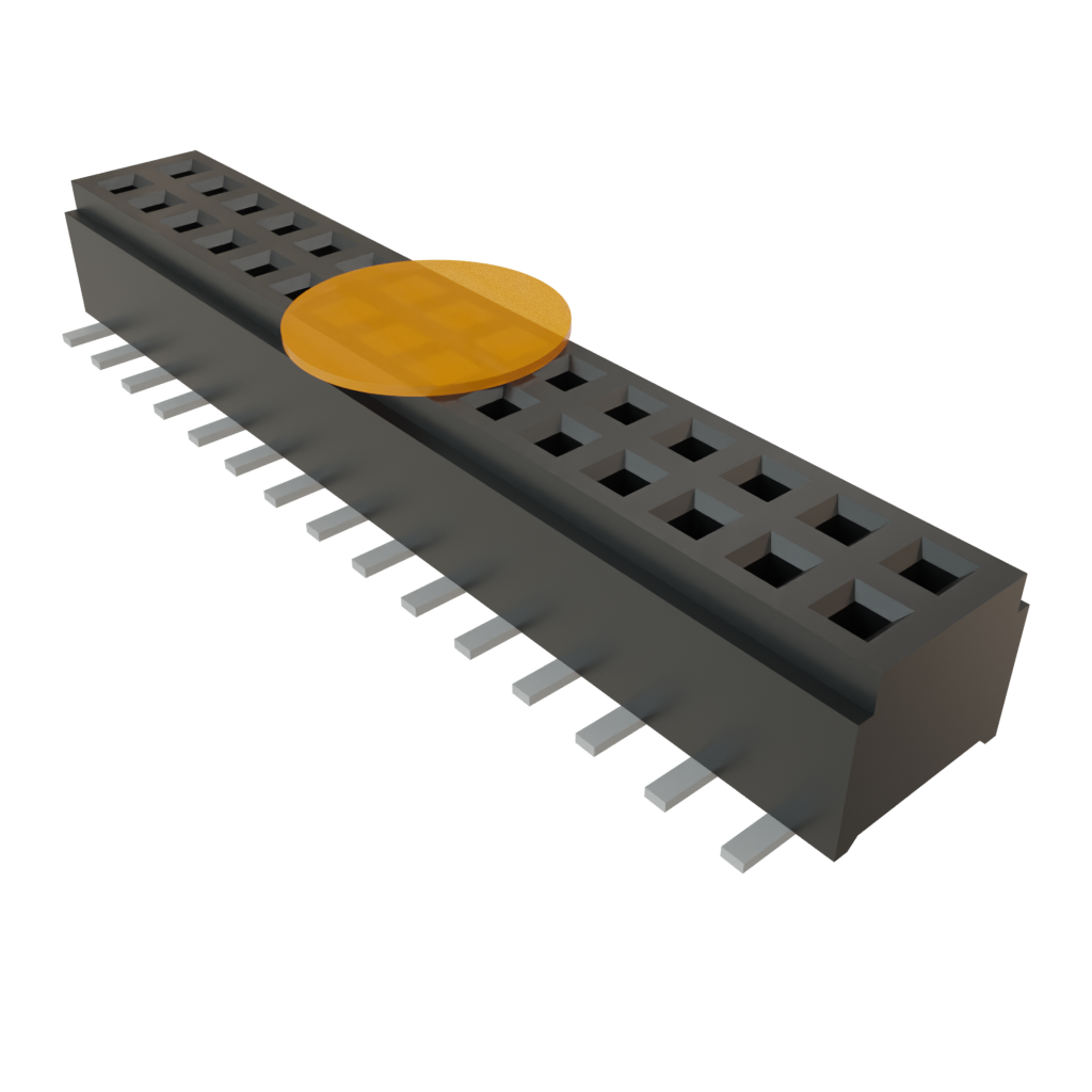 Samtec-CLM-115-02-F-D-K Embases de raccordement et réceptacles PCB Conn Socket Strip SKT 30 POS 1mm Solder ST SMD Tube