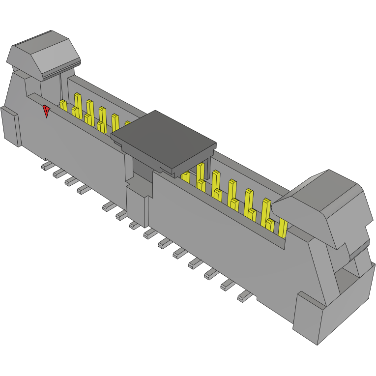 Samtec-EHT-115-01-S-D-SM-09-P Piastre connettori e prese PCB Conn Ejector Header HDR 30 POS 2mm Solder ST Top Entry SMD Tube