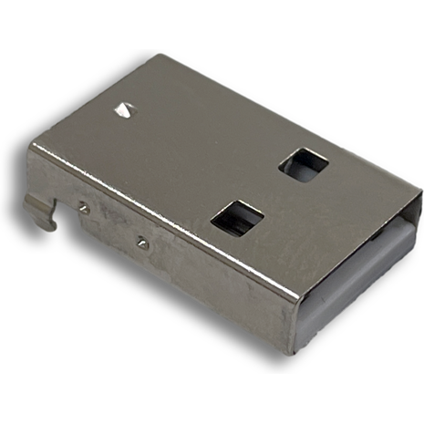 Switchcraft-RAHPCUA20E Connector USB Conn USB 2.0 Type A PL 4 POS 2mm/2.5mm Solder RA Thru-Hole 4 Terminal 1 Port Tray